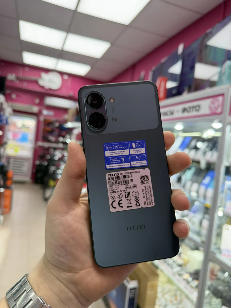 Мобильный телефон Tecno spark go 3 4-64gb